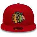 bone-plano-vermelho-justo-59fifty-basic-da-chicago-blackhawks-nhl-da-new-era