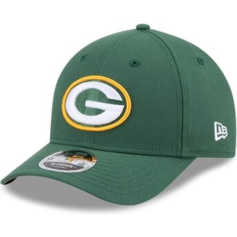 Boné curvo verde snapback 9FORTY M-Crown Team da Green Bay Packers NFL da New Era