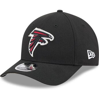 Boné curvo preto snapback 9FORTY M-Crown Team da Atlanta Falcons NFL da New Era