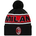 gorro-com-pompom-preto-e-vermelho-sport-cuff-da-ac-milan-da-new-era