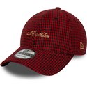 bone-curvo-vermelho-ajustavel-9forty-houndstooth-da-ac-milan-serie-a-da-new-era