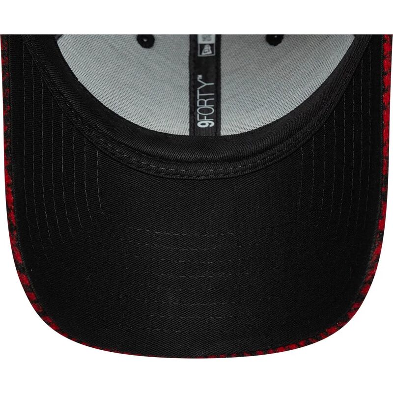 bone-curvo-vermelho-ajustavel-9forty-houndstooth-da-ac-milan-serie-a-da-new-era bone-curvo-vermelho-ajustavel-9forty-houndstooth-da-ac-milan-serie-a-da-new-era