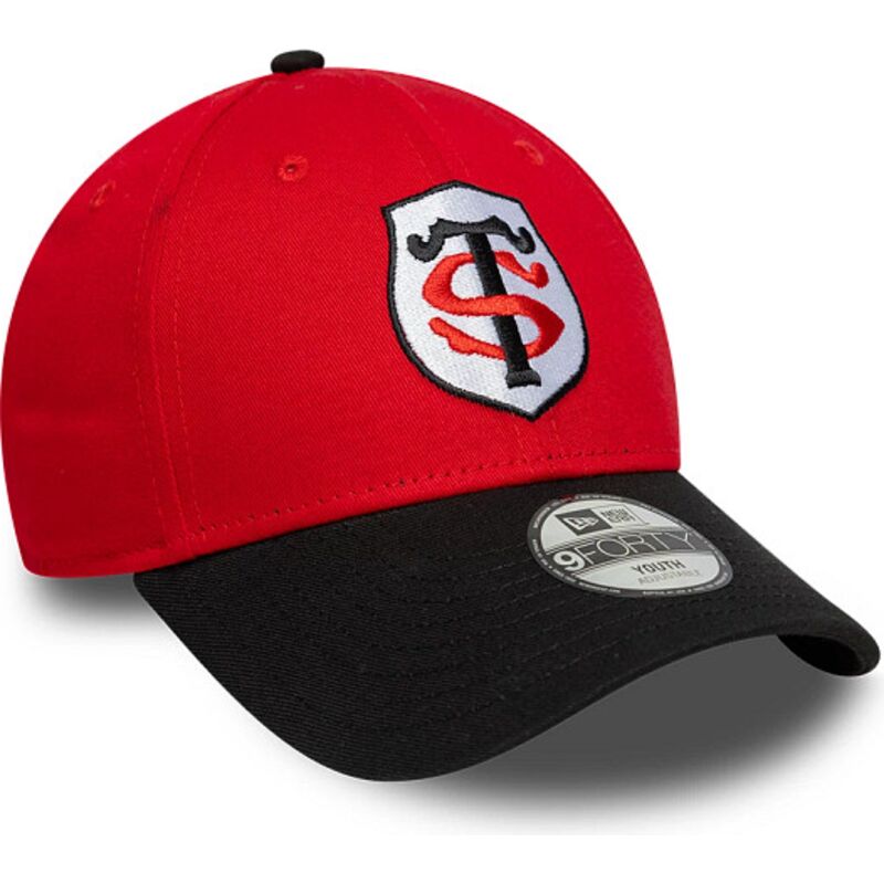 bone-curvo-vermelho-e-preto-snapback-para-crianca-9forty-team-da-stade-toulousain-top-14-da-new-era