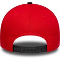 bone-curvo-vermelho-e-preto-snapback-para-crianca-9forty-team-da-stade-toulousain-top-14-da-new-era