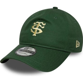 Boné curvo verde ajustável 9TWENTY Seasonal da Stade Toulousain Top 14 da New Era