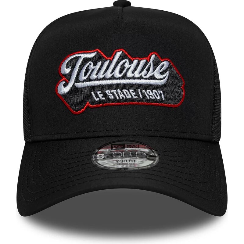 bone-trucker-preto-para-crianca-e-frame-patch-da-stade-toulousain-da-new-era bone-trucker-preto-para-crianca-e-frame-patch-da-stade-toulousain-da-new-era
