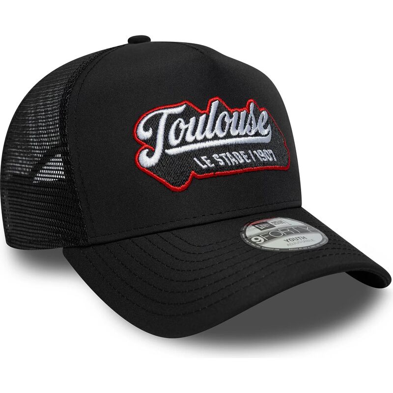bone-trucker-preto-para-crianca-e-frame-patch-da-stade-toulousain-da-new-era bone-trucker-preto-para-crianca-e-frame-patch-da-stade-toulousain-da-new-era