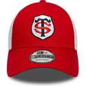 bone-trucker-vermelho-e-branco-ajustavel-9forty-league-da-stade-toulousain-top-14-da-new-era