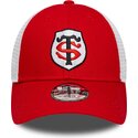 bone-trucker-vermelho-e-branco-ajustavel-para-crianca-9forty-league-da-stade-toulousain-top-14-da-new-era