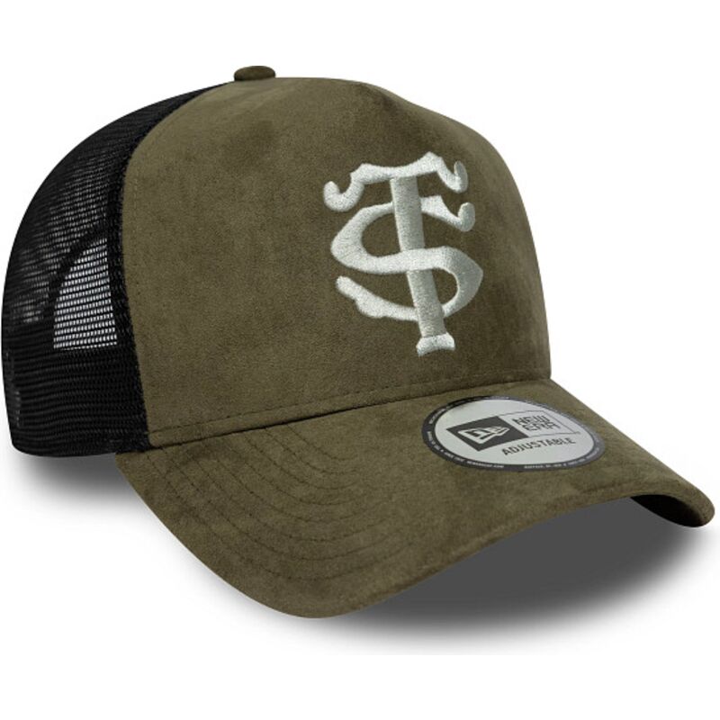 bone-trucker-verde-e-preto-e-frame-faux-suede-da-stade-toulousain-top-14-da-new-era