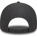 bone-curvo-cinza-snapback-com-logo-vermelho-9forty-diamond-era-da-stade-toulousain-top-14-da-new-era