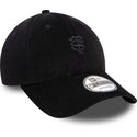 bone-curvo-preto-ajustavel-com-logo-preto-9forty-baby-cord-da-stade-toulousain-top-14-da-new-era