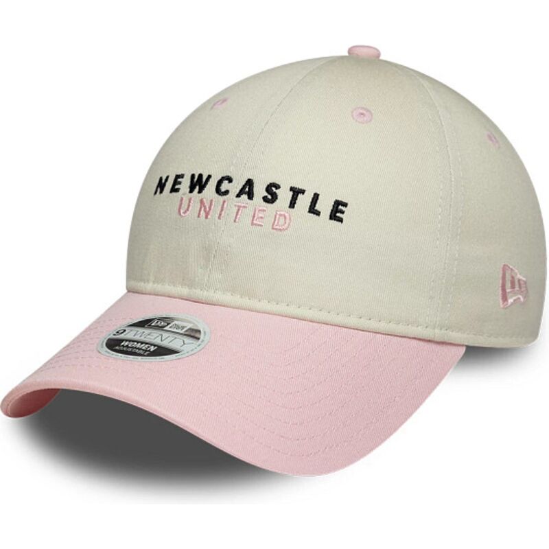 bone-curvo-bege-e-rosa-ajustavel-para-mulheres-9twenty-da-newcastle-united-football-club-premier-league-da-new-era