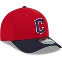 bone-curvo-vermelho-e-azul-marinho-snapback-9forty-m-crown-player-replica-da-cleveland-guardians-mlb-da-new-era