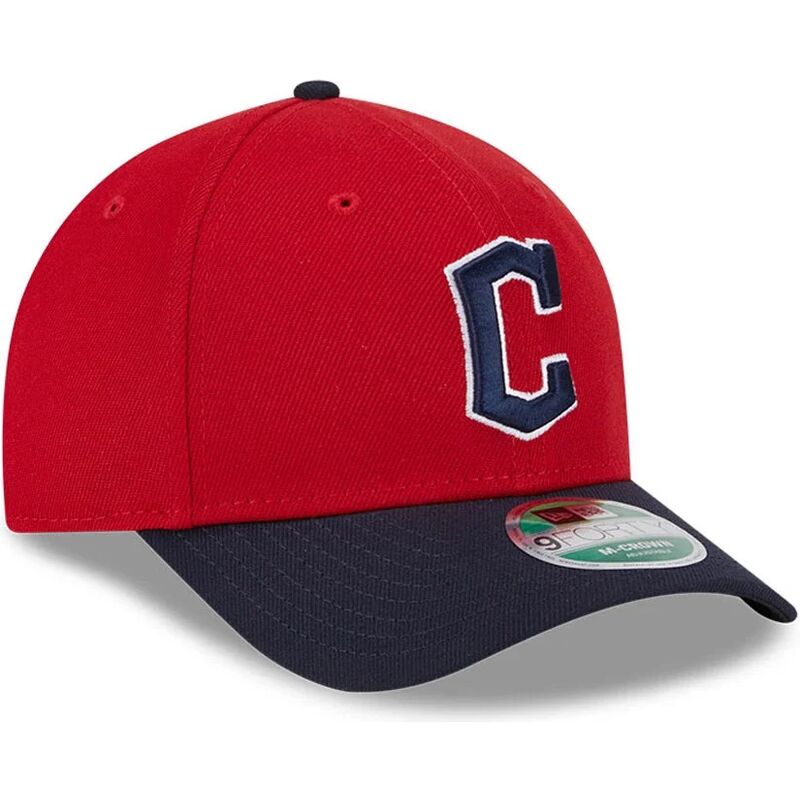 bone-curvo-vermelho-e-azul-marinho-snapback-9forty-m-crown-player-replica-da-cleveland-guardians-mlb-da-new-era