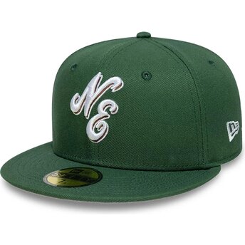 Boné plano verde justo 59FIFTY Originators da New Era