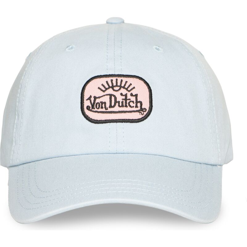bone-curvo-azul-claro-ajustavel-log11-da-von-dutch