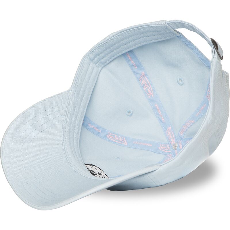 bone-curvo-azul-claro-ajustavel-log11-da-von-dutch