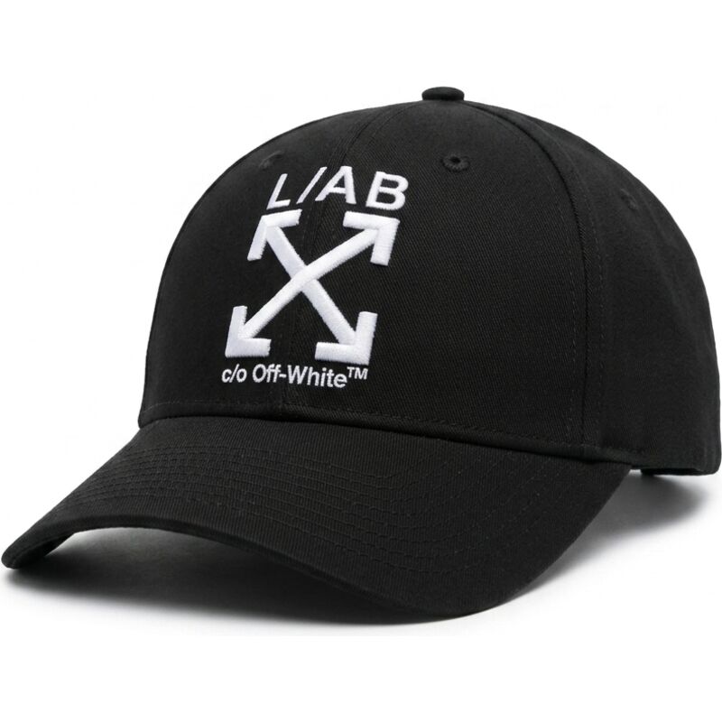 bone-curvo-preto-ajustavel-com-logo-branco-clamp-arrows-twill-da-l-ab-c-o-off-white
