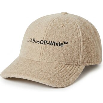 Boné curvo bege ajustável Embroidered Sherpa da L/AB c/o Off-White™