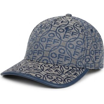 Boné curvo azul marinho ajustável Off Jacquard Canvas da L/AB c/o Off-White™