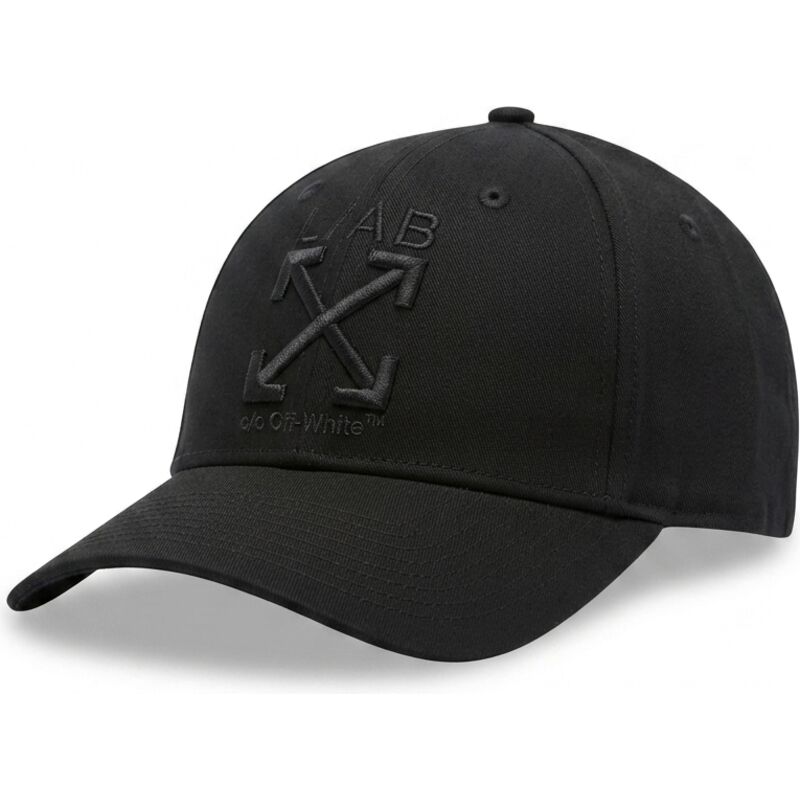 bone-curvo-preto-ajustavel-com-logo-preto-clamp-arrows-twill-da-l-ab-c-o-off-white