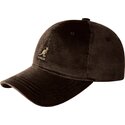 bone-curvo-castanho-ajustavel-cord-baseball-da-kangol