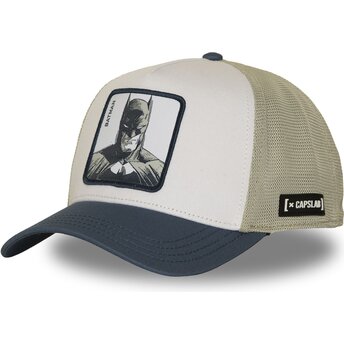 Boné trucker bege e azul marinho Batman DC12 BICO DC Comics da Capslab