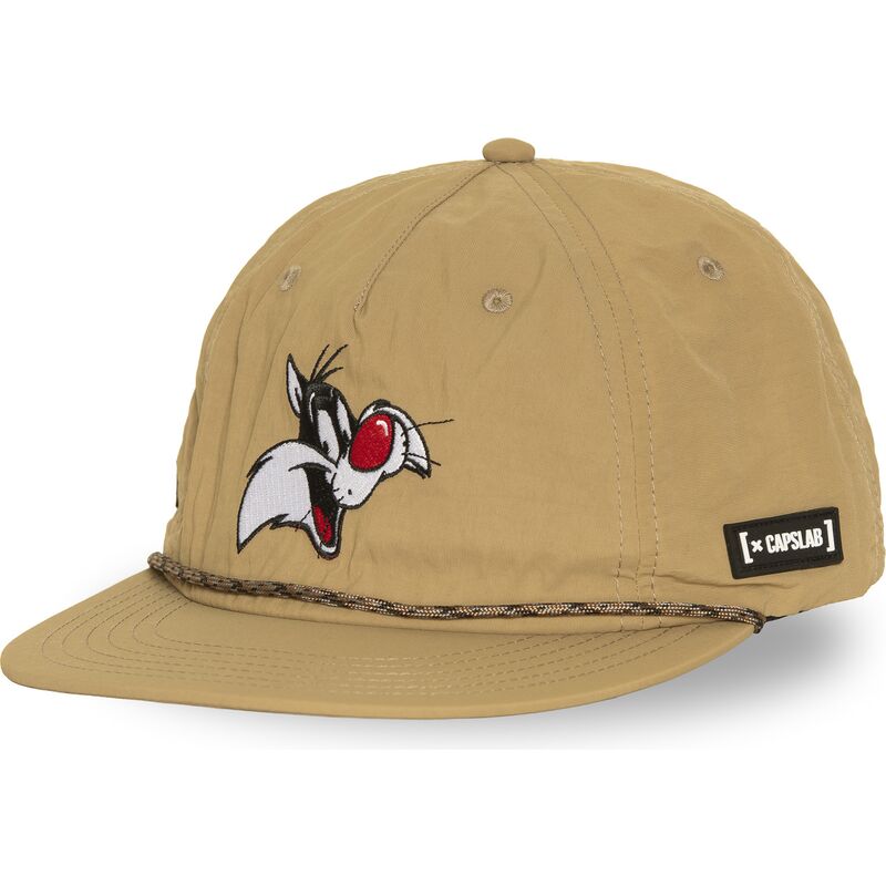 bone-plano-bege-snapback-sylvester-loo13-goob-looney-tunes-da-capslab