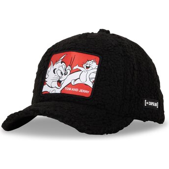 Boné curvo preto snapback Tom and Jerry TAJ5 TJ2 Looney Tunes da Capslab