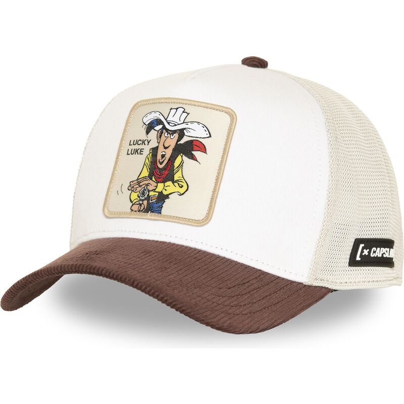 bone-trucker-bege-e-castanho-lucky-luke-lck4-bico-da-capslab bone-trucker-bege-e-castanho-lucky-luke-lck4-bico-da-capslab