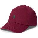 bone-curvo-grena-vermelho-ajustavel-com-logo-verde-cotton-chino-classic-sport-da-polo-ralph-lauren
