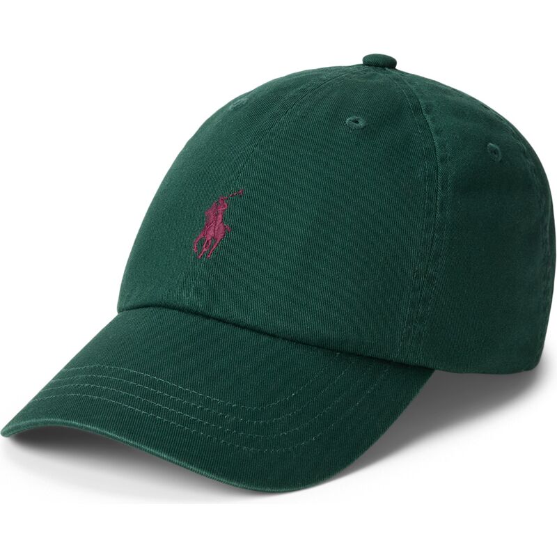 bone-curvo-verde-escuro-ajustavel-com-logo-grena-cotton-chino-classic-sport-da-polo-ralph-lauren bone-curvo-verde-escuro-ajustavel-com-logo-grena-cotton-chino-classic-sport-da-polo-ralph-lauren