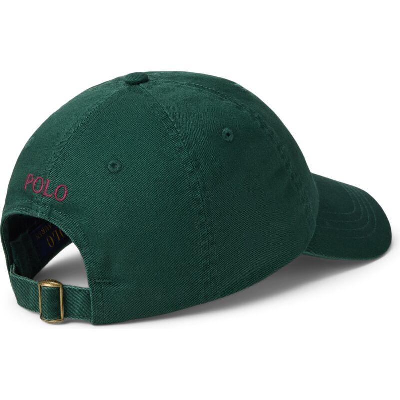 bone-curvo-verde-escuro-ajustavel-com-logo-grena-cotton-chino-classic-sport-da-polo-ralph-lauren bone-curvo-verde-escuro-ajustavel-com-logo-grena-cotton-chino-classic-sport-da-polo-ralph-lauren