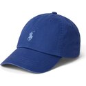 bone-curvo-azul-marinho-ajustavel-com-logo-azul-cotton-chino-classic-sport-da-polo-ralph-lauren