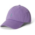 bone-curvo-violeta-ajustavel-com-logo-cinza-cotton-chino-classic-sport-da-polo-ralph-lauren