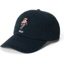 bone-curvo-preto-ajustavel-woven-polo-bear-da-polo-ralph-lauren