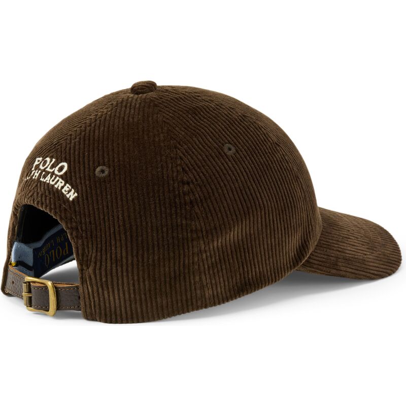 bone-curvo-castanho-ajustavel-corduroy-da-polo-ralph-lauren bone-curvo-castanho-ajustavel-corduroy-da-polo-ralph-lauren