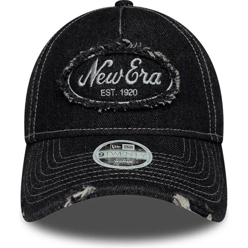 bone-curvo-preto-ajustavel-para-mulheres-9twenty-a-frame-distress-da-new-era