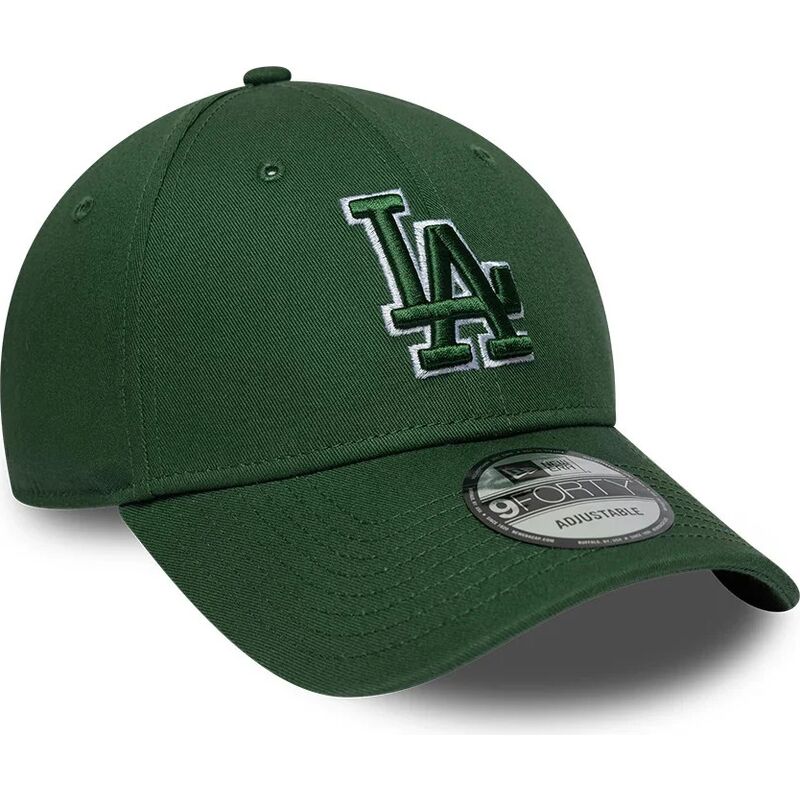 bone-curvo-verde-ajustavel-com-logo-verde-9forty-team-outline-da-los-angeles-dodgers-mlb-da-new-era