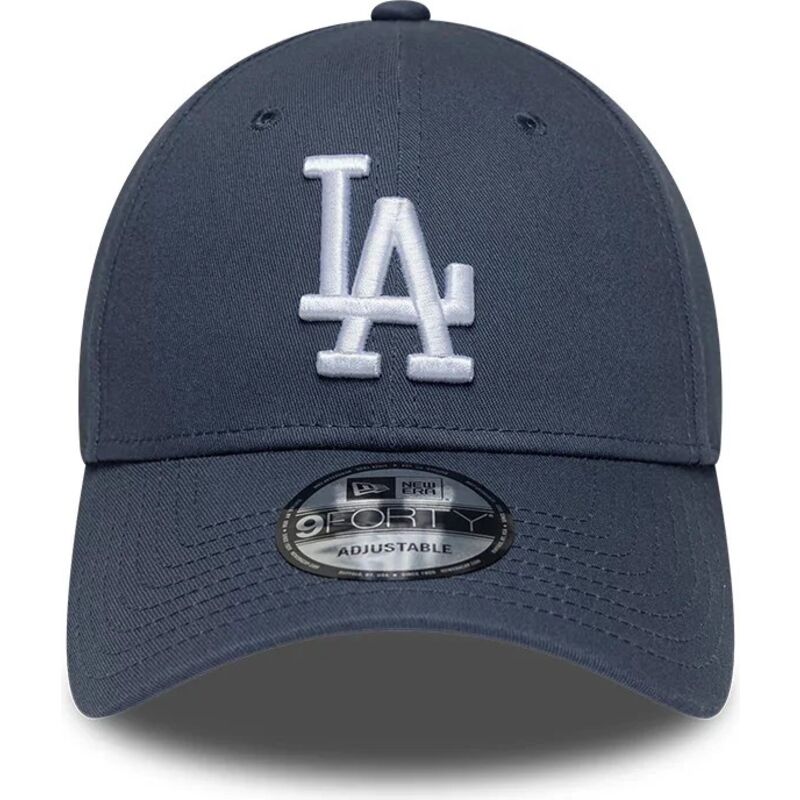 bone-curvo-cinza-ajustavel-9forty-league-essential-da-los-angeles-dodgers-mlb-da-new-era