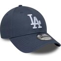 bone-curvo-cinza-ajustavel-9forty-league-essential-da-los-angeles-dodgers-mlb-da-new-era