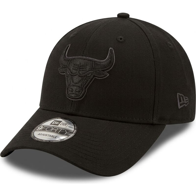 bone-curvo-preto-ajustavel-com-logo-preto-e-cinza-9forty-team-outline-da-chicago-bulls-nba-da-new-era