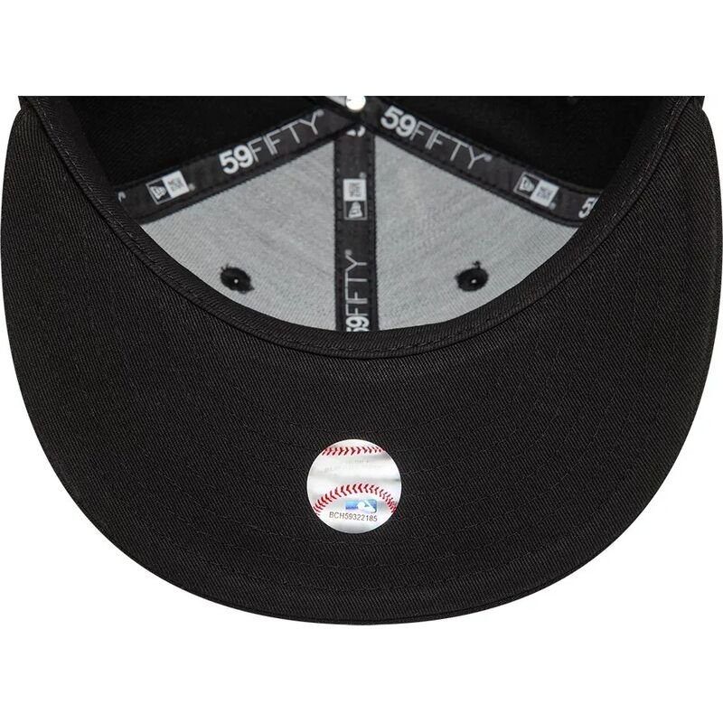 bone-plano-preto-justo-com-logo-preto-59fifty-league-essential-da-los-angeles-dodgers-mlb-da-new-era