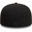 bone-plano-preto-justo-com-logo-preto-59fifty-league-essential-da-los-angeles-dodgers-mlb-da-new-era