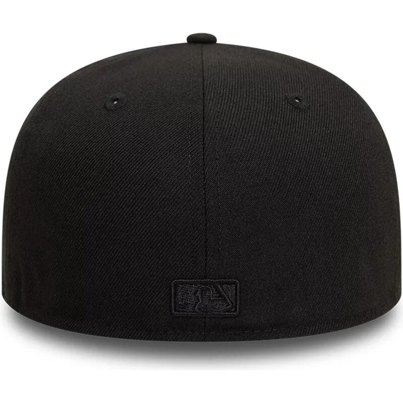 bone-plano-preto-justo-com-logo-preto-59fifty-league-essential-da-los-angeles-dodgers-mlb-da-new-era