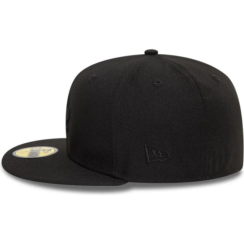 bone-plano-preto-justo-com-logo-preto-59fifty-league-essential-da-los-angeles-dodgers-mlb-da-new-era