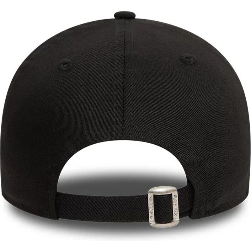 bone-curvo-preto-ajustavel-com-logo-preto-9twenty-league-essential-da-los-angeles-dodgers-mlb-da-new-era