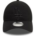bone-curvo-preto-ajustavel-com-logo-preto-9twenty-league-essential-da-los-angeles-dodgers-mlb-da-new-era