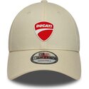 bone-curvo-bege-ajustavel-9forty-core-da-ducati-motor-motogp-da-new-era